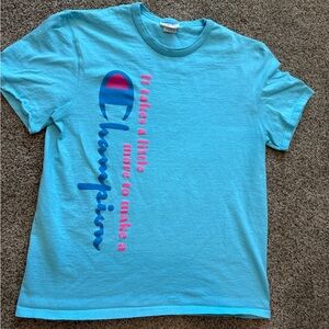 Champion Light Blue Crewneck Tee
